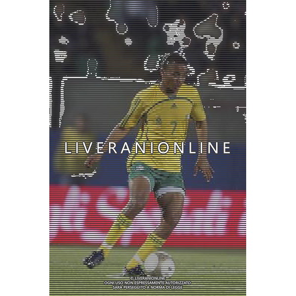 SIENA, 17 OTTOBRE 2007 CALCIO AMICHEVOLE ITALIA SUD AFRICA NELLA FOTO: SIYABONGA NKOSI FOTO AG. A. LIVERANI