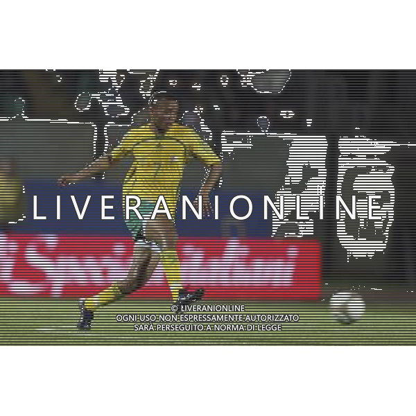 SIENA, 17 OTTOBRE 2007 CALCIO AMICHEVOLE ITALIA SUD AFRICA NELLA FOTO: SIYABONGA NKOSI FOTO AG. A. LIVERANI