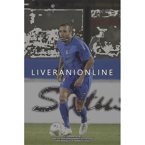 SIENA, 17 OTTOBRE 2007 CALCIO AMICHEVOLE ITALIA SUD AFRICA NELLA FOTO: ANDREA DOSSENA FOTO AG. A. LIVERANI