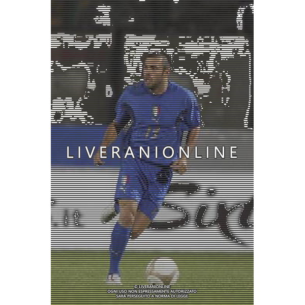 SIENA, 17 OTTOBRE 2007 CALCIO AMICHEVOLE ITALIA SUD AFRICA NELLA FOTO: ANDREA DOSSENA FOTO AG. A. LIVERANI