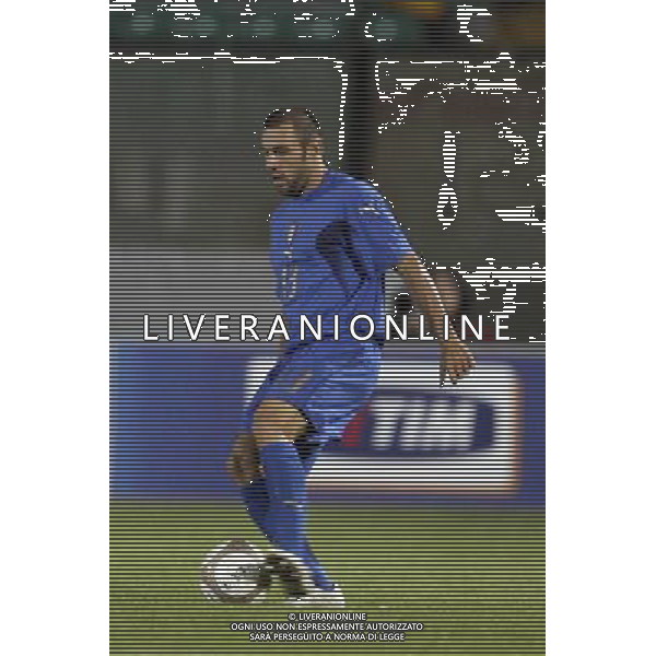 SIENA, 17 OTTOBRE 2007 CALCIO AMICHEVOLE ITALIA SUD AFRICA NELLA FOTO: ANDREA DOSSENA FOTO AG. A. LIVERANI