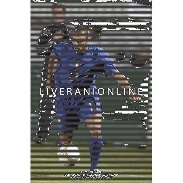 SIENA, 17 OTTOBRE 2007 CALCIO AMICHEVOLE ITALIA SUD AFRICA NELLA FOTO: ANDREA DOSSENA FOTO AG. A. LIVERANI