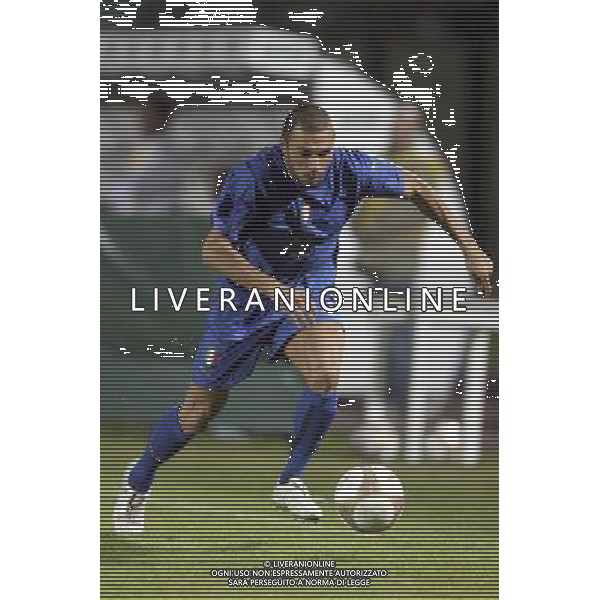 SIENA, 17 OTTOBRE 2007 CALCIO AMICHEVOLE ITALIA SUD AFRICA NELLA FOTO: ANDREA DOSSENA FOTO AG. A. LIVERANI