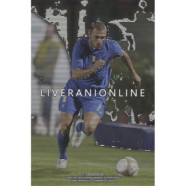 SIENA, 17 OTTOBRE 2007 CALCIO AMICHEVOLE ITALIA SUD AFRICA NELLA FOTO: ANDREA DOSSENA FOTO AG. A. LIVERANI