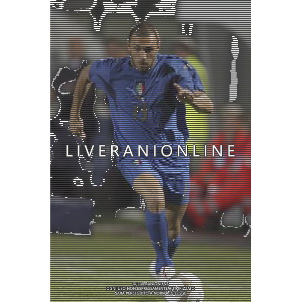 SIENA, 17 OTTOBRE 2007 CALCIO AMICHEVOLE ITALIA SUD AFRICA NELLA FOTO: ANDREA DOSSENA FOTO AG. A. LIVERANI