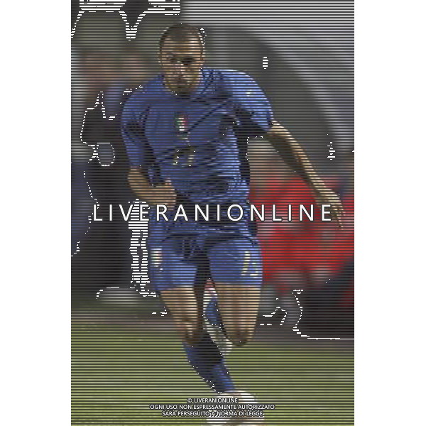 SIENA, 17 OTTOBRE 2007 CALCIO AMICHEVOLE ITALIA SUD AFRICA NELLA FOTO: ANDREA DOSSENA FOTO AG. A. LIVERANI