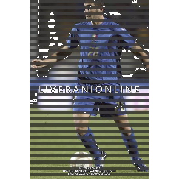 SIENA, 17 OTTOBRE 2007 CALCIO AMICHEVOLE ITALIA SUD AFRICA NELLA FOTO: CRISTIANO LUCARELLI FOTO AG. A. LIVERANI