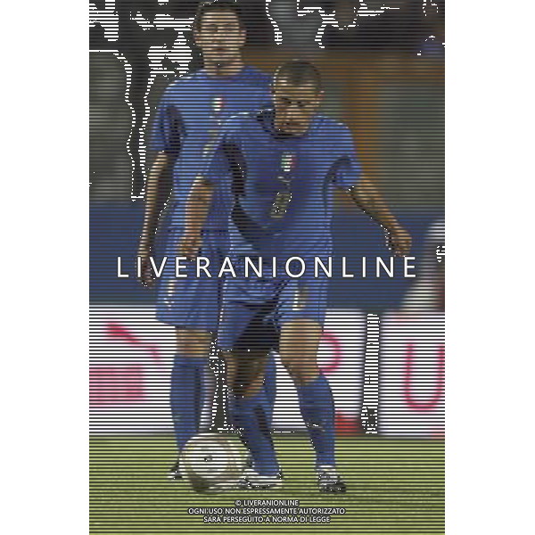SIENA, 17 OTTOBRE 2007 CALCIO AMICHEVOLE ITALIA SUD AFRICA NELLA FOTO: ANGELO PALOMBO FOTO AG. A. LIVERANI