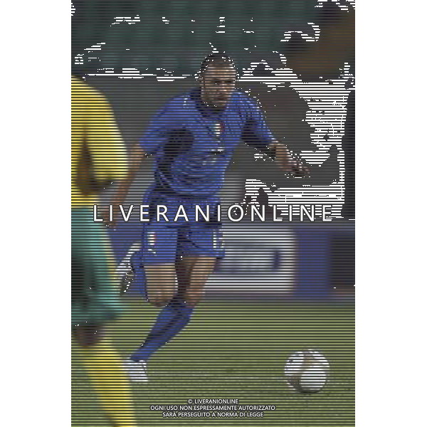 SIENA, 17 OTTOBRE 2007 CALCIO AMICHEVOLE ITALIA SUD AFRICA NELLA FOTO: ANDREA DOSSENA FOTO AG. A. LIVERANI