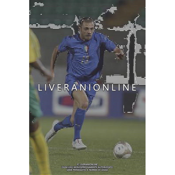 SIENA, 17 OTTOBRE 2007 CALCIO AMICHEVOLE ITALIA SUD AFRICA NELLA FOTO: ANDREA DOSSENA FOTO AG. A. LIVERANI