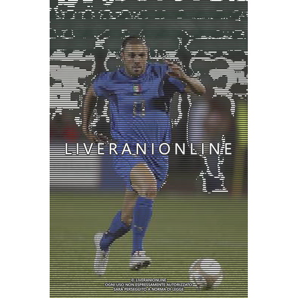 SIENA, 17 OTTOBRE 2007 CALCIO AMICHEVOLE ITALIA SUD AFRICA NELLA FOTO: ANDREA DOSSENA FOTO AG. A. LIVERANI