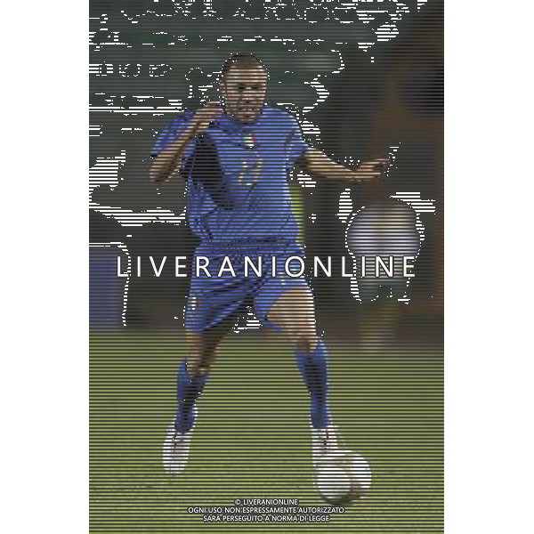 SIENA, 17 OTTOBRE 2007 CALCIO AMICHEVOLE ITALIA SUD AFRICA NELLA FOTO: ANDREA DOSSENA FOTO AG. A. LIVERANI