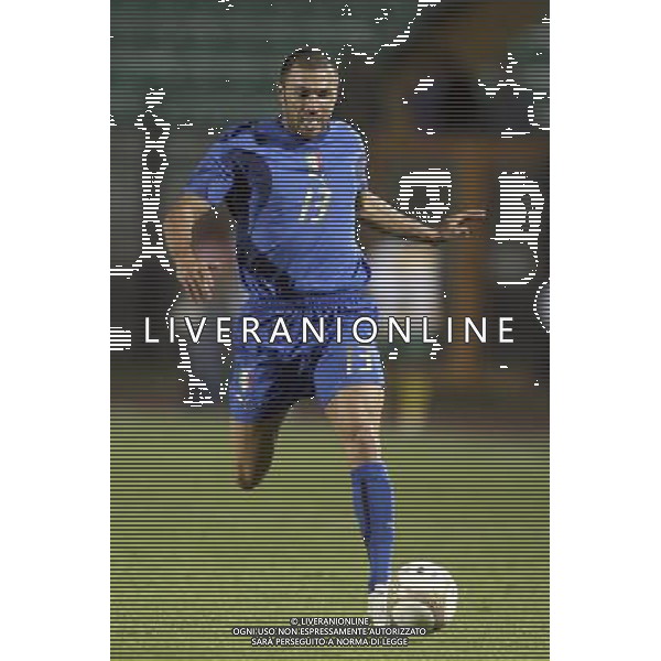 SIENA, 17 OTTOBRE 2007 CALCIO AMICHEVOLE ITALIA SUD AFRICA NELLA FOTO: ANDREA DOSSENA FOTO AG. A. LIVERANI