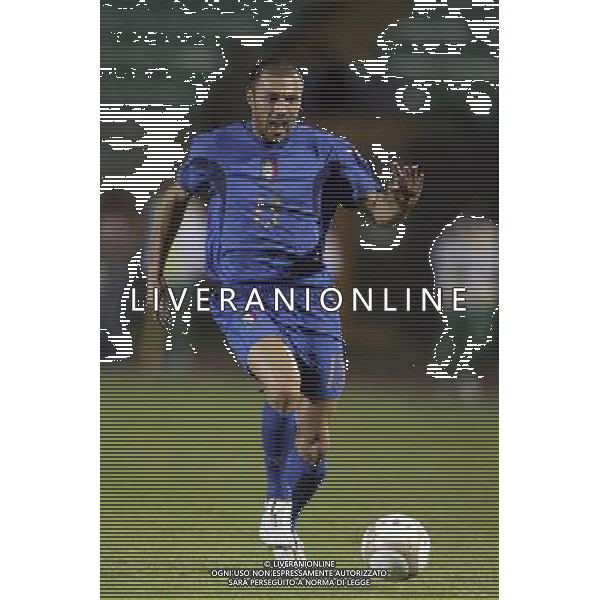 SIENA, 17 OTTOBRE 2007 CALCIO AMICHEVOLE ITALIA SUD AFRICA NELLA FOTO: ANDREA DOSSENA FOTO AG. A. LIVERANI