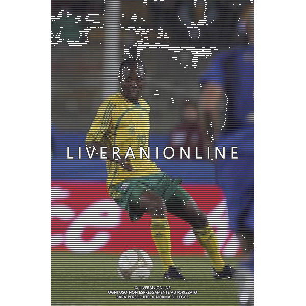 SIENA, 17 OTTOBRE 2007 CALCIO AMICHEVOLE ITALIA SUD AFRICA NELLA FOTO: TEKO MODISE FOTO AG. A. LIVERANI