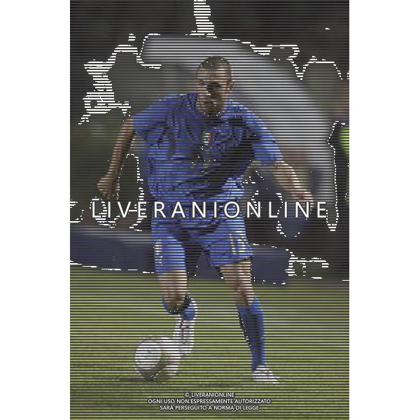 SIENA, 17 OTTOBRE 2007 CALCIO AMICHEVOLE ITALIA SUD AFRICA NELLA FOTO: ANDREA DOSSENA FOTO AG. A. LIVERANI