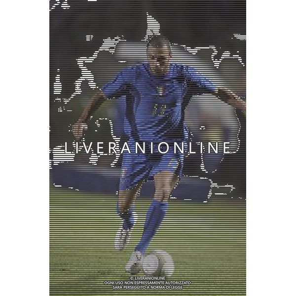 SIENA, 17 OTTOBRE 2007 CALCIO AMICHEVOLE ITALIA SUD AFRICA NELLA FOTO: ANDREA DOSSENA FOTO AG. A. LIVERANI