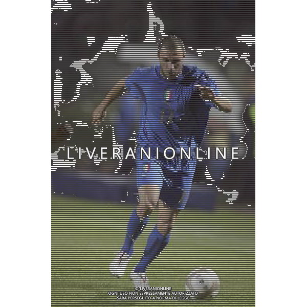 SIENA, 17 OTTOBRE 2007 CALCIO AMICHEVOLE ITALIA SUD AFRICA NELLA FOTO: ANDREA DOSSENA FOTO AG. A. LIVERANI