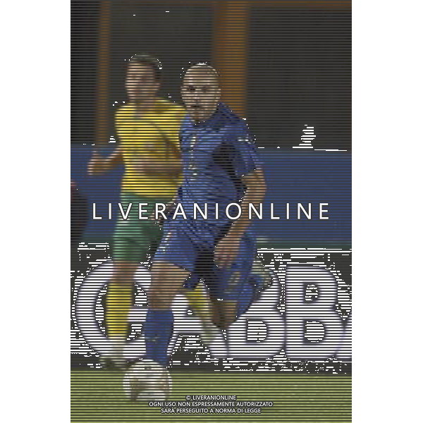 SIENA, 17 OTTOBRE 2007 CALCIO AMICHEVOLE ITALIA SUD AFRICA NELLA FOTO: ALESSANDRO ROSINA FOTO AG. A. LIVERANI