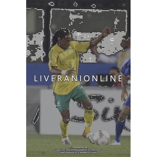 SIENA, 17 OTTOBRE 2007 CALCIO AMICHEVOLE ITALIA SUD AFRICA NELLA FOTO: TSHABALALA SIMPHIWE FOTO AG. A. LIVERANI