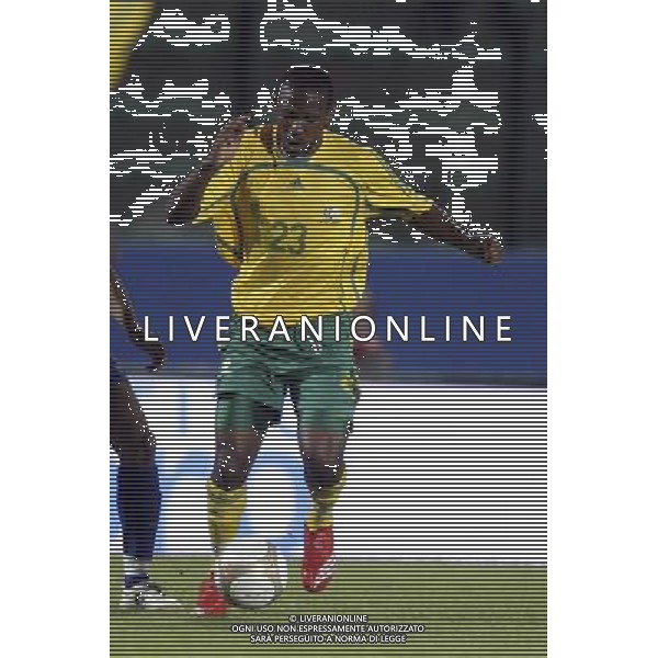 SIENA, 17 OTTOBRE 2007 CALCIO AMICHEVOLE ITALIA SUD AFRICA NELLA FOTO: FANTENI THEMBINKOSI FOTO AG. A. LIVERANI