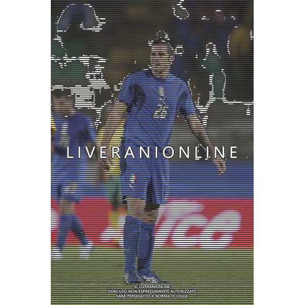 SIENA, 17 OTTOBRE 2007 CALCIO AMICHEVOLE ITALIA SUD AFRICA NELLA FOTO: CRISTIANO LUCARELLI FOTO AG. A. LIVERANI