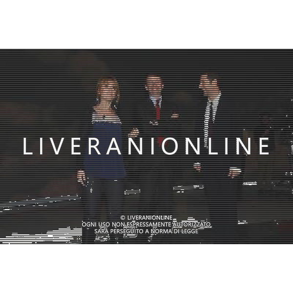 TRASMISSIONE TV: \' CHE TEMPO CHE FA\' NELLA FOTO: LUCIANA LITTIZZETTO - DARIO FRANCESCHINI - FABIO FAZIO FOTO ANTONIO SORANO -AG. ALDO LIVERANI SAS