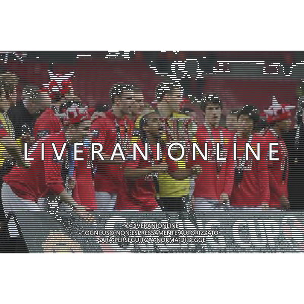 Manchester United vs Tottenham Hotspur fc for Carling Cuo Final at Wembley in London (UK) on 29/02/2008. NELLA FOTO IL MANCHESTER UNITED VINCE LA CURLING CUP FOTO MARCELLO POZZETTI-AG ALDO IVERANI