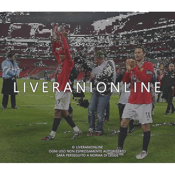 Manchester United vs Tottenham Hotspur fc for Carling Cuo Final at Wembley in London (UK) on 29/02/2008. NELLA FOTO Cristiano Ronaldo of Manchester United and Nani of Manchester United FOTO MARCELLO POZZETTI-AG ALDO IVERANI