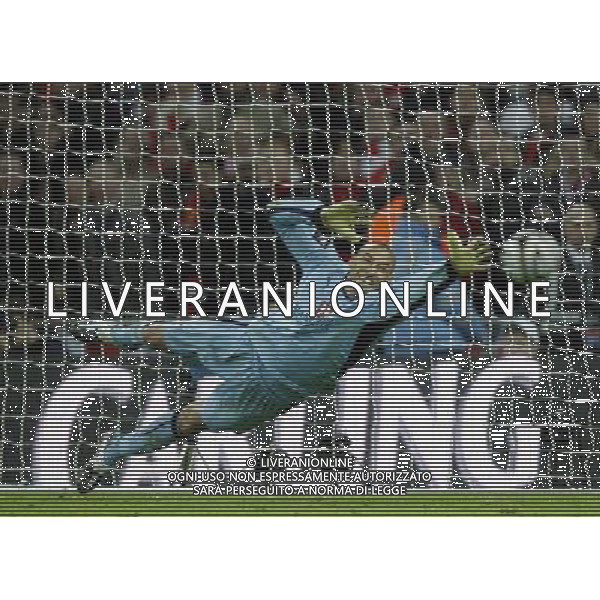 Manchester United vs Tottenham Hotspur fc for Carling Cuo Final at Wembley in London (UK) on 29/02/2008. NELLA FOTO Heurelho Gomes FOTO MARCELLO POZZETTI-AG ALDO IVERANI