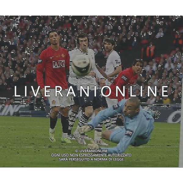 Manchester United vs Tottenham Hotspur fc for Carling Cuo Final at Wembley in London (UK) on 29/02/2008. NELLA FOTO Carlos Tevez FOTO MARCELLO POZZETTI-AG ALDO IVERANI