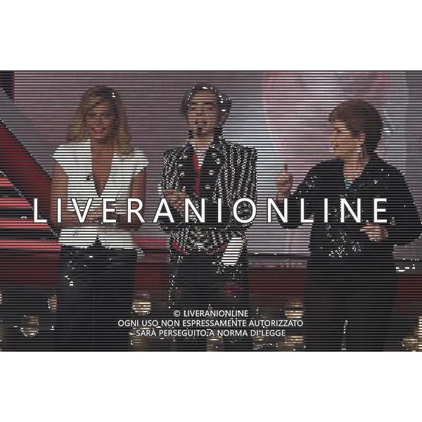 TRASMISSIONE TV: \' X FACTOR\' (8¡ PUNTATA) NELLA FOTO: SIMONA VENTURA - MORGAN - MARA MAIONCHI © ANTONIO SORANO - AG. ALDO LIVERANI SAS