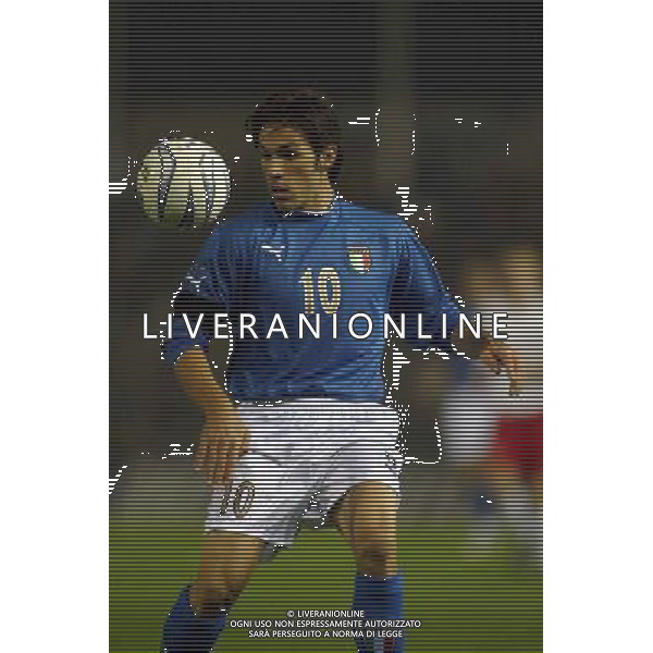 RIETI 19/11/2003 ITALIA-DANIMARCA UNDER 21 NELLA FOTO D\'AGOSTINO GAETANO* FOTO ALDO LIVERANI