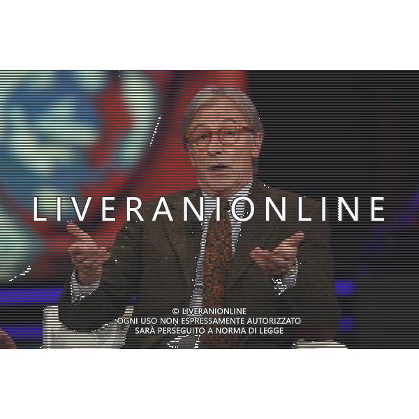 TRASMISSIONE TV: \' CHIAMBRETTI NIGHT\' NELLA FOTO: VITTORIO FELTRI © ANTONIO SORANO - AG. ALDO LIVERANI SAS