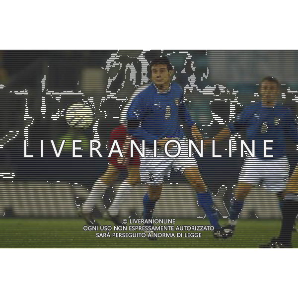 Rieti 19/11/2003 Italia-Danimarca qualificazioni Campionato Europeo Under 21 Nella foto: Brighi Matteo.* Ph Gianni Nucci/Aldo Liverani