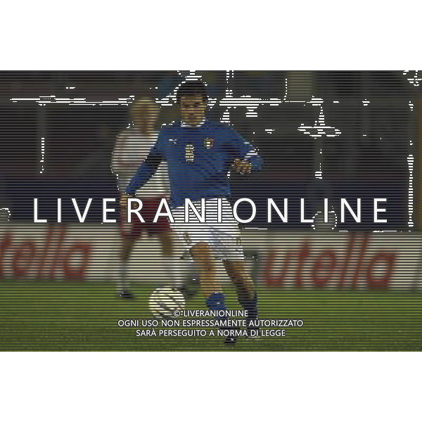 Rieti 19/11/2003 Italia-Danimarca qualificazioni Campionato Europeo Under 21 Nella foto: Brighi Matteo.* Ph Gianni Nucci/Aldo Liverani