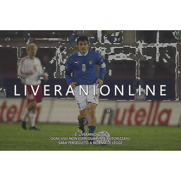 Rieti 19/11/2003 Italia-Danimarca qualificazioni Campionato Europeo Under 21 Nella foto: Brighi Matteo.* Ph Gianni Nucci/Aldo Liverani