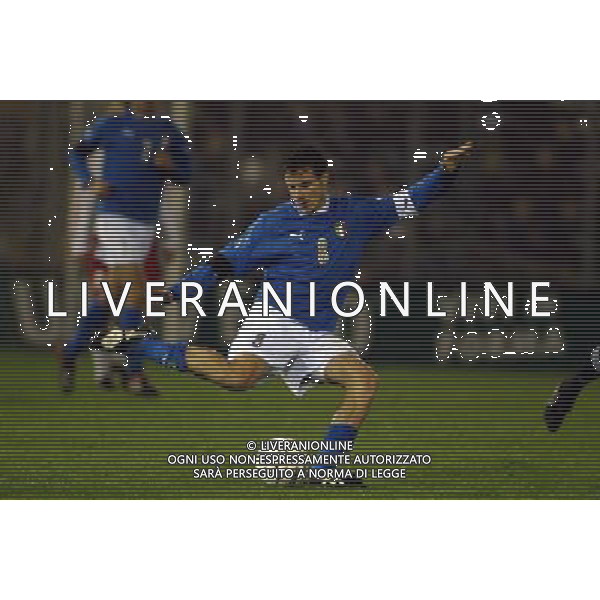 Rieti 19/11/2003 Italia-Danimarca qualificazioni Campionato Europeo Under 21 Nella foto: Brighi Matteo.* Ph Gianni Nucci/Aldo Liverani