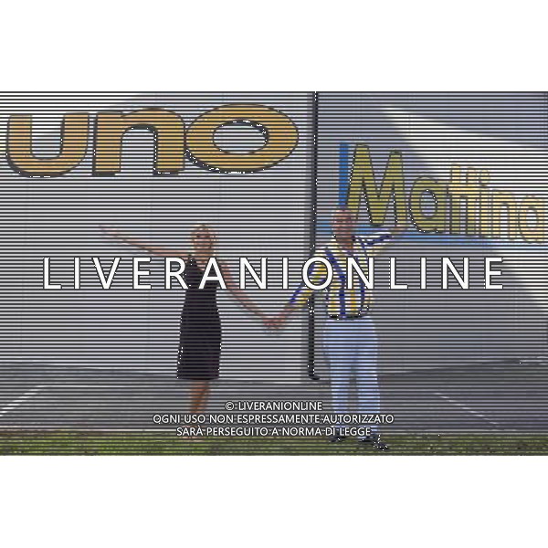 ELEONORA DANIELE E LUCA GIURATO NELLA TRASMISSIONE TV DI RAIUNO: \' UNOMATTINA\' ( 2006) AG. ALDO LIVERANI SAS