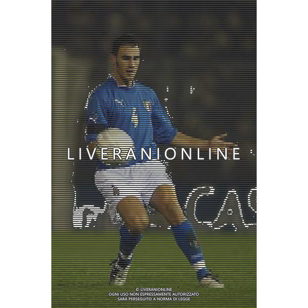 Rieti 19/11/2003 Italia-Danimarca qualificazioni Campionato Europeo Under 21 Nella foto: Cannavaro Paolo.* Ph Gianni Nucci/Aldo Liverani