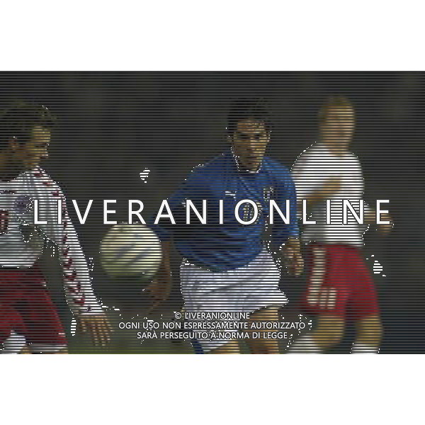 Rieti 19/11/2003 Italia-Danimarca qualificazioni Campionato Europeo Under 21 Nella foto: D\'Agostino Gaetano.* Ph Gianni Nucci/Aldo Liverani