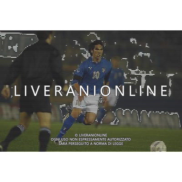 Rieti 19/11/2003 Italia-Danimarca qualificazioni Campionato Europeo Under 21 Nella foto: D\'Agostino Gaetano.* Ph Gianni Nucci/Aldo Liverani