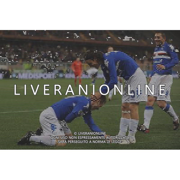 04-03-2009 Genova Sport Calcio Sampdoria Inter Semifinale Coppa Italia Tim 2008/2009 Nella foto: l\'esultanza di antonio cassano dopo il gol ph.viganti/ag.aldo liverani sas