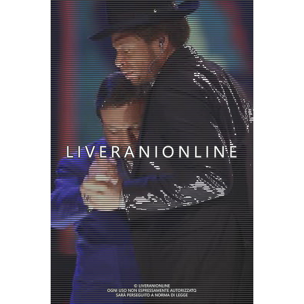 TRASMISSIONE TV: \' CHIAMBRETTI NIGHT\' NELLA FOTO: PIERO CHIAMBRETTI - GARY DOURDAN © ANTONIO SORANO - AG. ALDO LIVERANI SAS