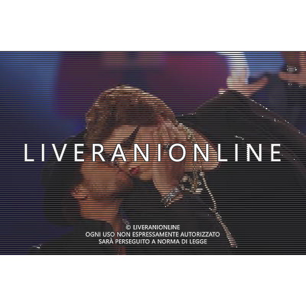 TRASMISSIONE TV: \' CHIAMBRETTI NIGHT\' NELLA FOTO: GARY DOURDAN - ALDO PIAZZA ( nelle vesti di Mara Maionchi) © ANTONIO SORANO - AG. ALDO LIVERANI SAS