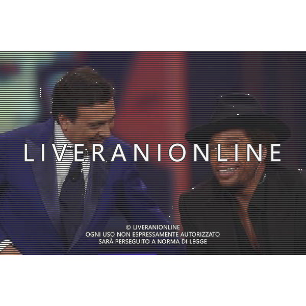 TRASMISSIONE TV: \' CHIAMBRETTI NIGHT\' NELLA FOTO: PIERO CHIAMBRETTI - GARY DOURDAN © ANTONIO SORANO - AG. ALDO LIVERANI SAS