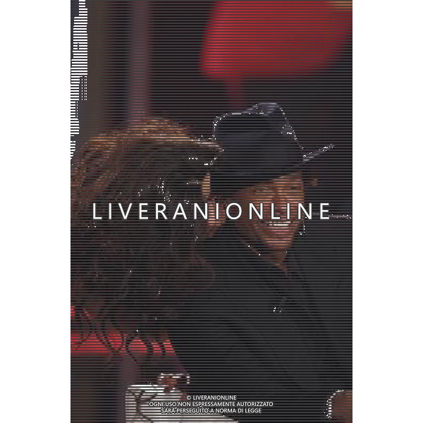 TRASMISSIONE TV: \' CHIAMBRETTI NIGHT\' NELLA FOTO: GARY DOURDAN CON DANAH MATTHEWS © ANTONIO SORANO - AG. ALDO LIVERANI SAS
