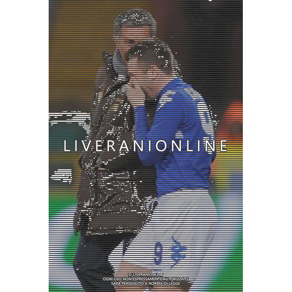 04-03-2009 Genova Sport Calcio Sampdoria Inter Semifinale Coppa Italia Tim 2008/2009 Nella foto: antonio cassano scherza con jose\' murinho ph.viganti/AGENZIA ALDO LIVERANI SAS