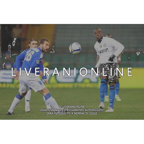 04-03-2009 Genova Sport Calcio Sampdoria Inter Semifinale Coppa Italia Tim 2008/2009 Nella foto: hugo Campagnaro Balotelli mario ph.viganti/AGENZIA ALDO LIVERANI SAS