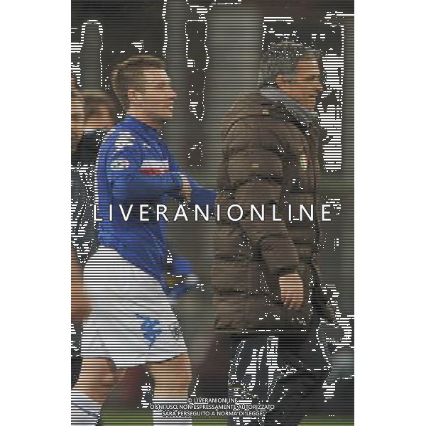 04-03-2009 Genova Sport Calcio Sampdoria Inter Semifinale Coppa Italia Tim 2008/2009 Nella foto: jose\' Mourinho e antonio cassano ph.viganti/AGENZIA ALDO LIVERANI SAS